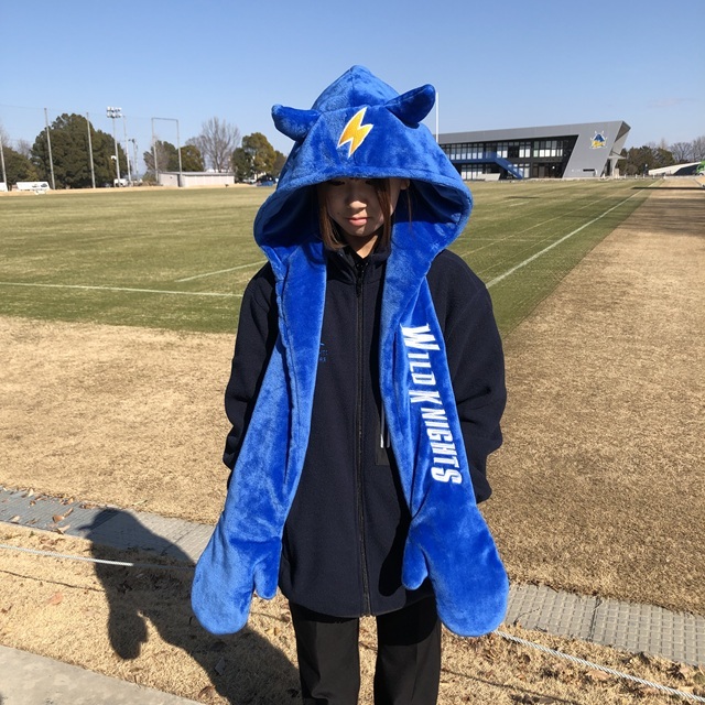 WKフード付きマフラー