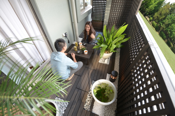 ベランダガーデンでもう一つのお部屋に