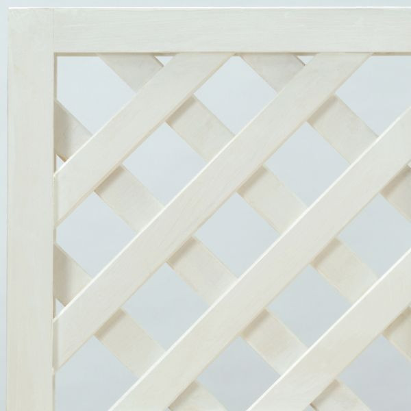 特注ラティス匠（ノーマルタイプ）・ななめ格子・ホワイト色