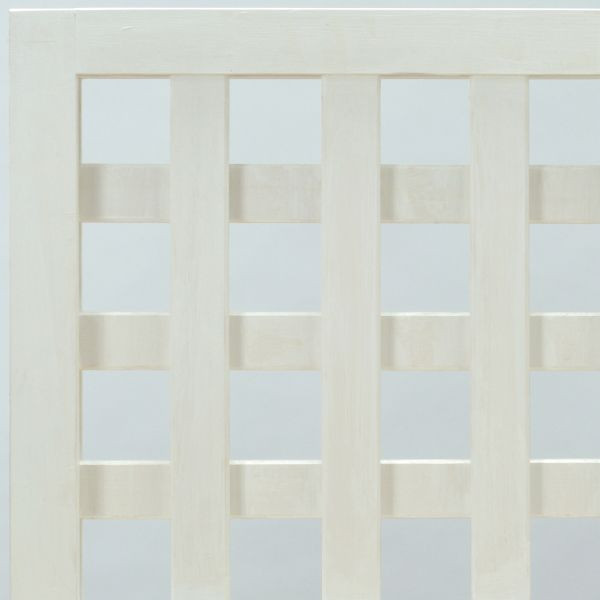 特注ラティス匠（ノーマルタイプ）・縦横格子・ホワイト色