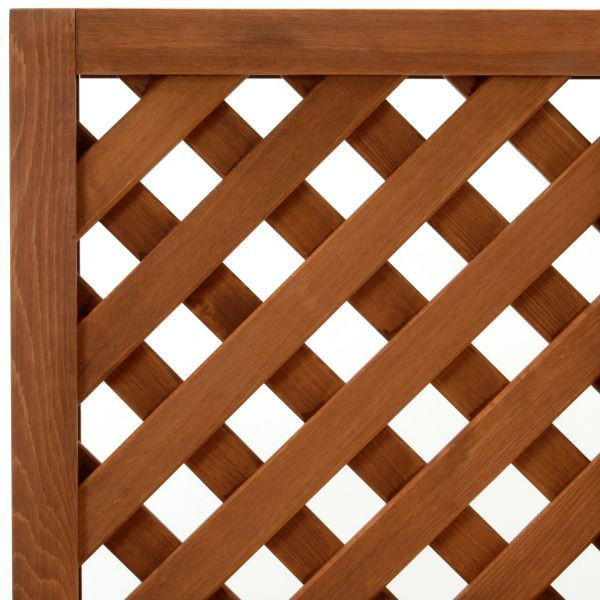 特注ラティス匠（目隠し/プライバシータイプ）・ななめ格子・チーク色