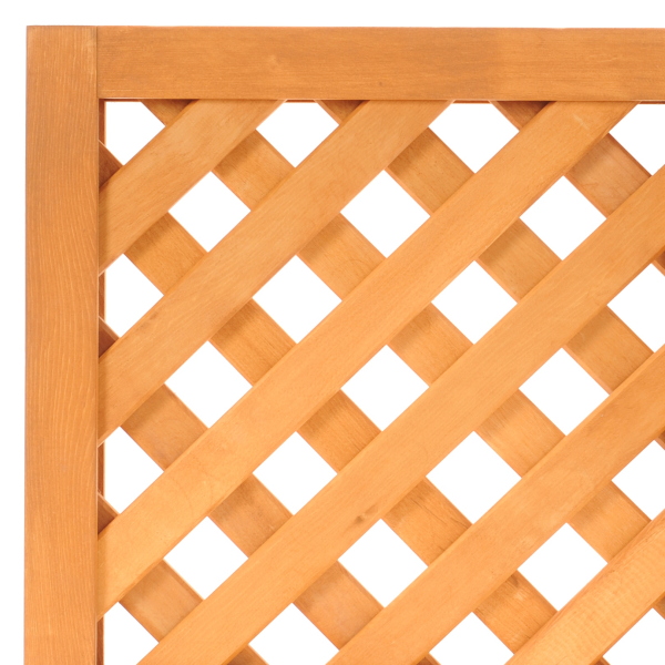 特注ラティス匠（目隠し/プライバシータイプ）・ななめ格子・パイン色