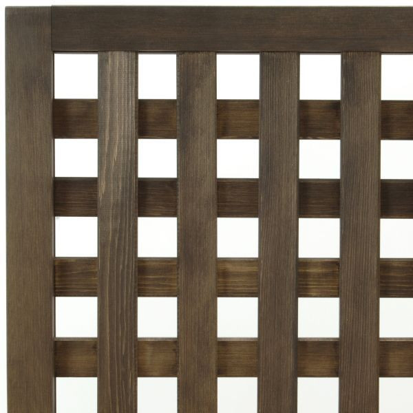 特注ラティス匠（目隠し/プライバシータイプ）・縦横格子・ブラウン色