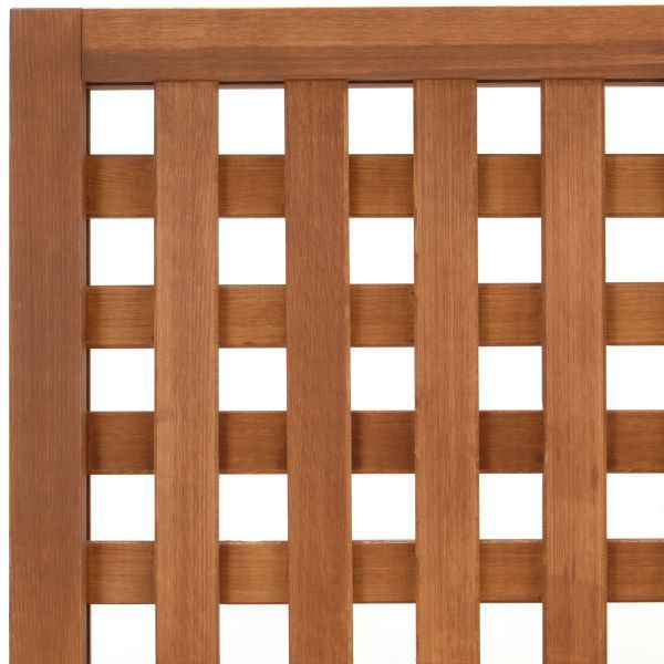 特注ラティス匠（目隠し/プライバシータイプ）・縦横格子・チーク色