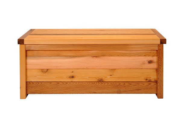 レッドシダー製 収納ボックス付きベンチ 横幅93cm 無垢 木製 日本製 完成品