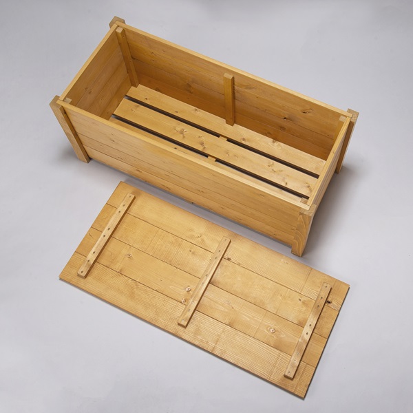 収納ボックス付きベンチ匠・SPF材（屋根付きベランダ用・室内用