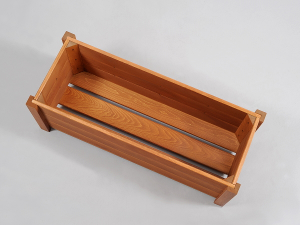 木製プランター匠・チーク色/横幅90cm プランターボックス 大型