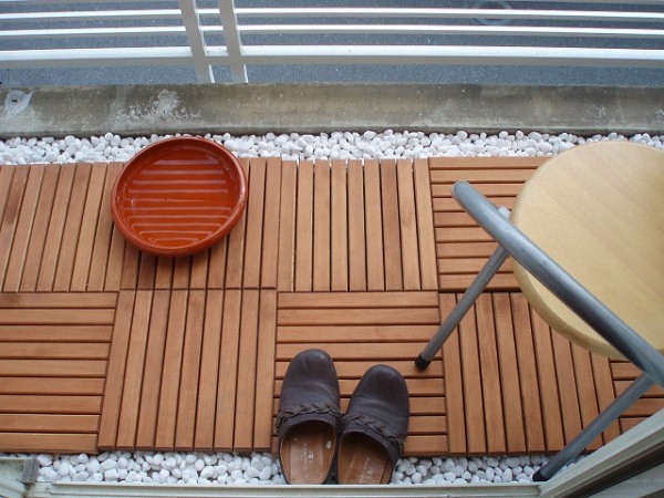 ウッドデッキ匠・すのこタイプ・30cm×30cm×厚み4cm：48枚セット(色