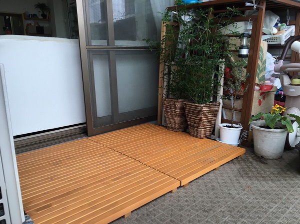 ウッドデッキ匠・すのこタイプ・30cm×60cm×厚み4cm：24枚セット（色