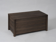 収納ボックス付きベンチ・ブラウン