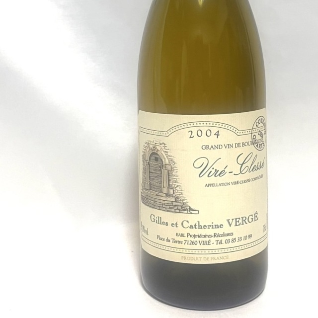 ジル・エ・カトリーヌ・ヴェルジェ／キュヴェ・コトー・デ・カー 2004 ヴィレ・クレッセ （白）