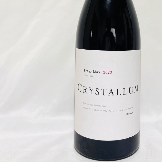【限定品】クリスタルム　／ピーターマックス ピノノワール 2023年(赤）※お一人様2本まででお願いいたします※