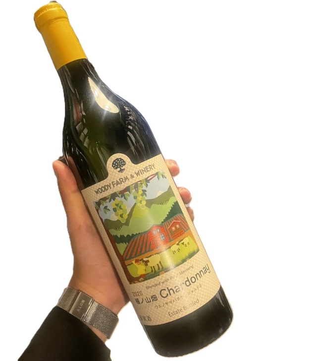 蔵王ウッディファーム／ 植ノ山シャルドネ 2020年（白）