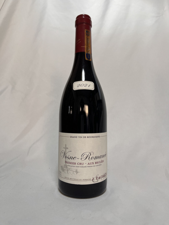 ジャックカシュー／　ヴォーヌロマネ　１ｅｒオーブリュレ　２０２１年（赤）