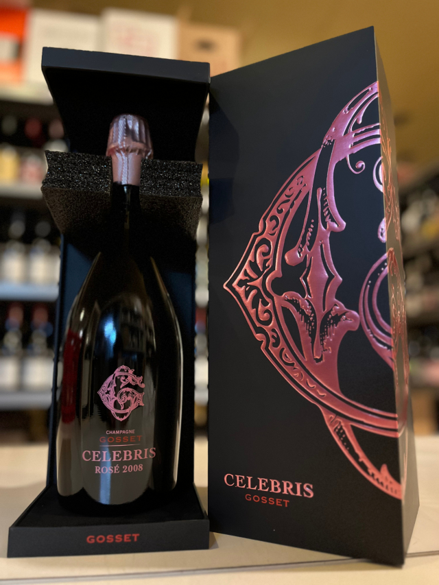 ゴッセ／　セレブリス　エクストラブリュットロゼ　２００８年（ロゼ泡）