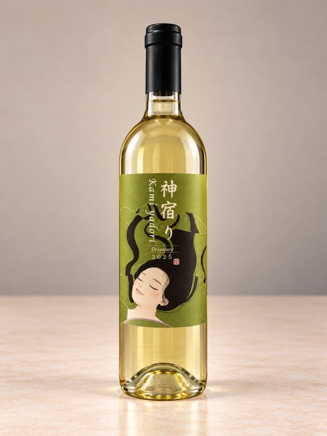 紀乃國わいん工房／神宿りデラウェア 2025年 750ml(白)