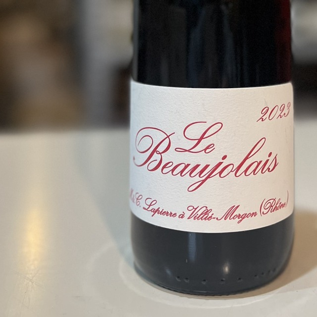 マルセル ラピエール/ル ボジョレー 2023年 (赤)※お1人様2本までとさせて頂きます※数量限定ですので完売の際はご容赦ください