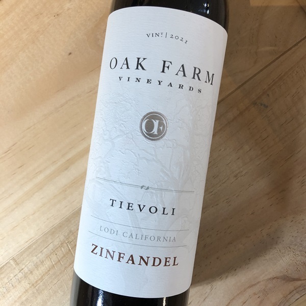 ティエヴォリ　ジンファンデル[2021] オーク・フーム・ヴィンヤード