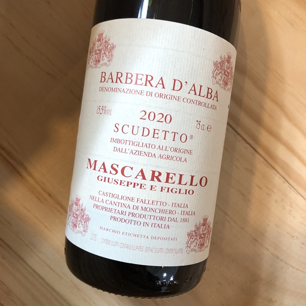 バルベラ・ダルバ スクデット [2020] ジュゼッペ・マスカレッロ