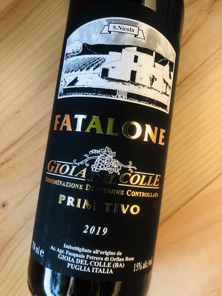 ジョイア・デル・コッレ　プリミティーヴォ[2019] ファタローネ