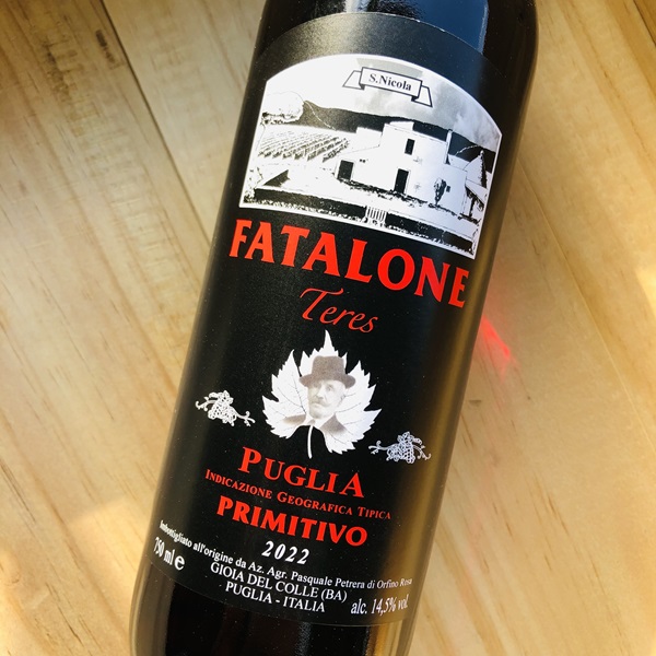 プーリア　プリミティーヴォ　テレス[2022] ファタローネ