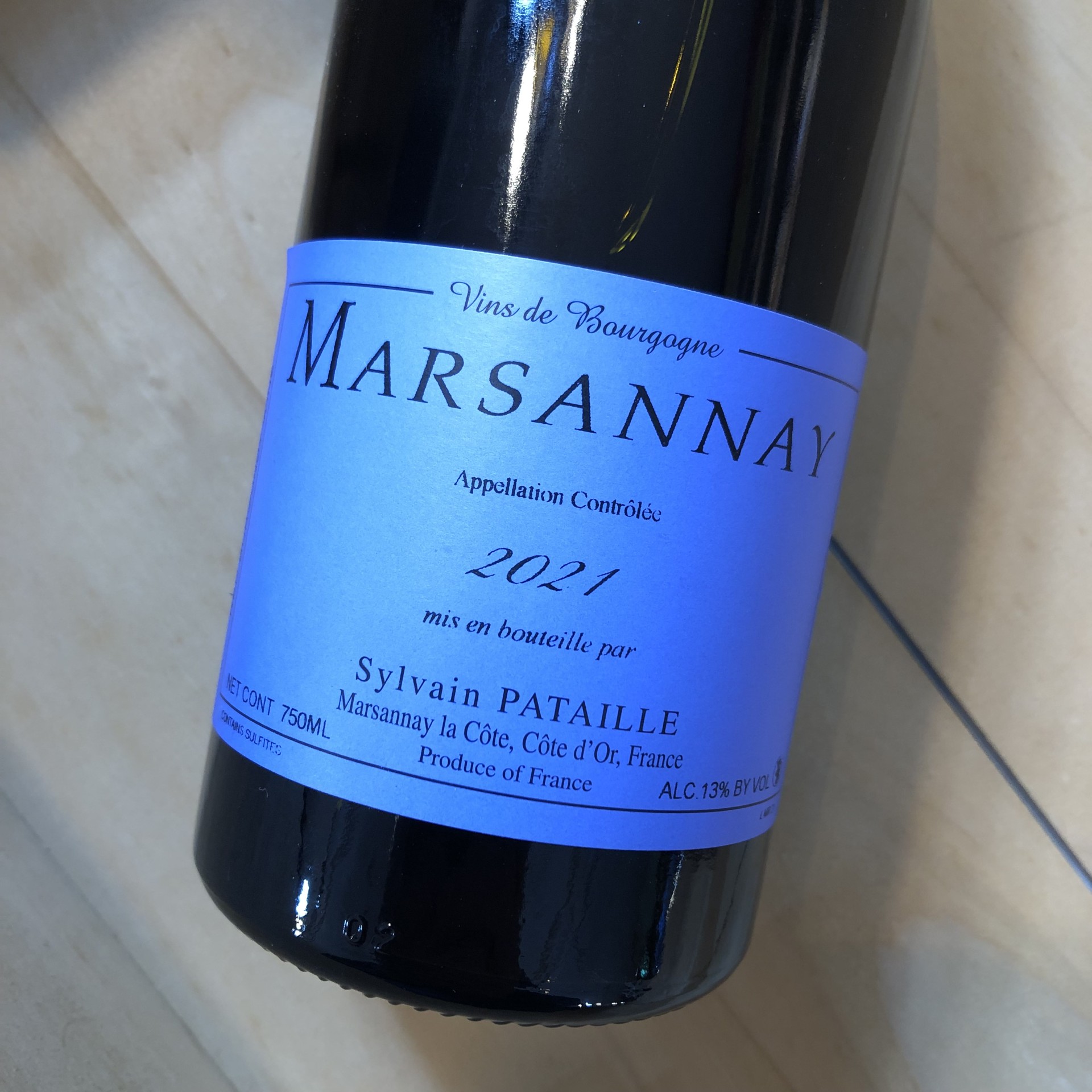 マルサネ・ルージュ　[2021] シルヴァン・パタイユ