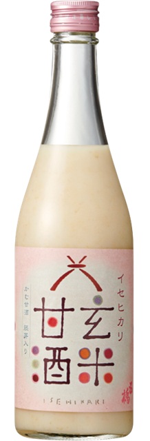 イセヒカリ・玄米の香ばしい風味と食感が心地良い"食べる甘酒" 五橋・玄米甘酒 540g