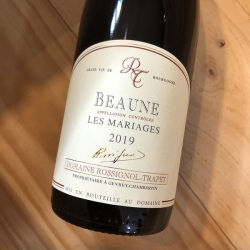 ボーヌ レ・マリアージュ[2019] ロシニョール・トラペ