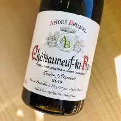 シャトーヌフ・デュ・パプ　ルージュ　キュヴェ・レゼルヴェ [2019] アンドレ・ブルネル