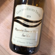 ミュスカデ　セーヴル・エ・メーヌ　シュールリー　クロ・デ・オート・ヴィーニュ　ヴィエイユ・ヴィーニュ  [2024] 　ヴィニョーブル・ド・ラ・フォリエット
