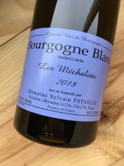 ブルゴーニュ・ブラン　レ・メシャロ [2018] シルヴァン・パタイユ