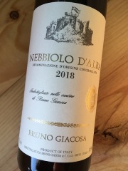 ネッビオーロ・ダルバ[2018] ブルーノ・ジャコーザ