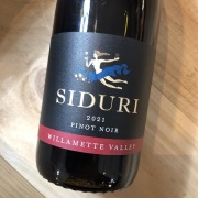 ウィラメット・ヴァレー ピノ・ノワール[2021]  / シデューリ