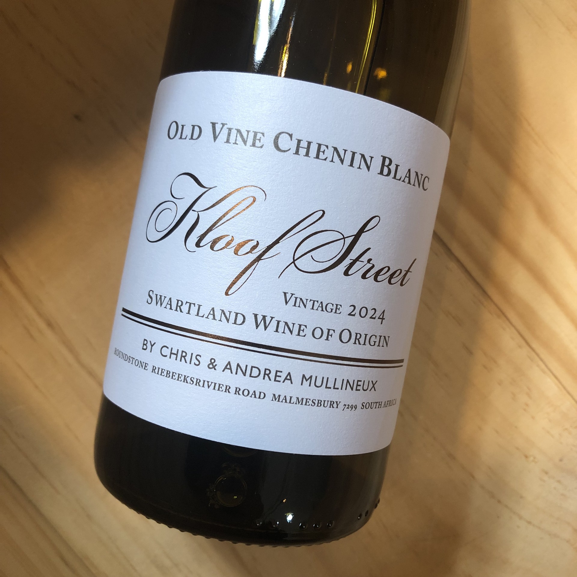 クルーフ・ストリート オールド・ヴァイン シュナン・ブラン[2024]  マリヌー