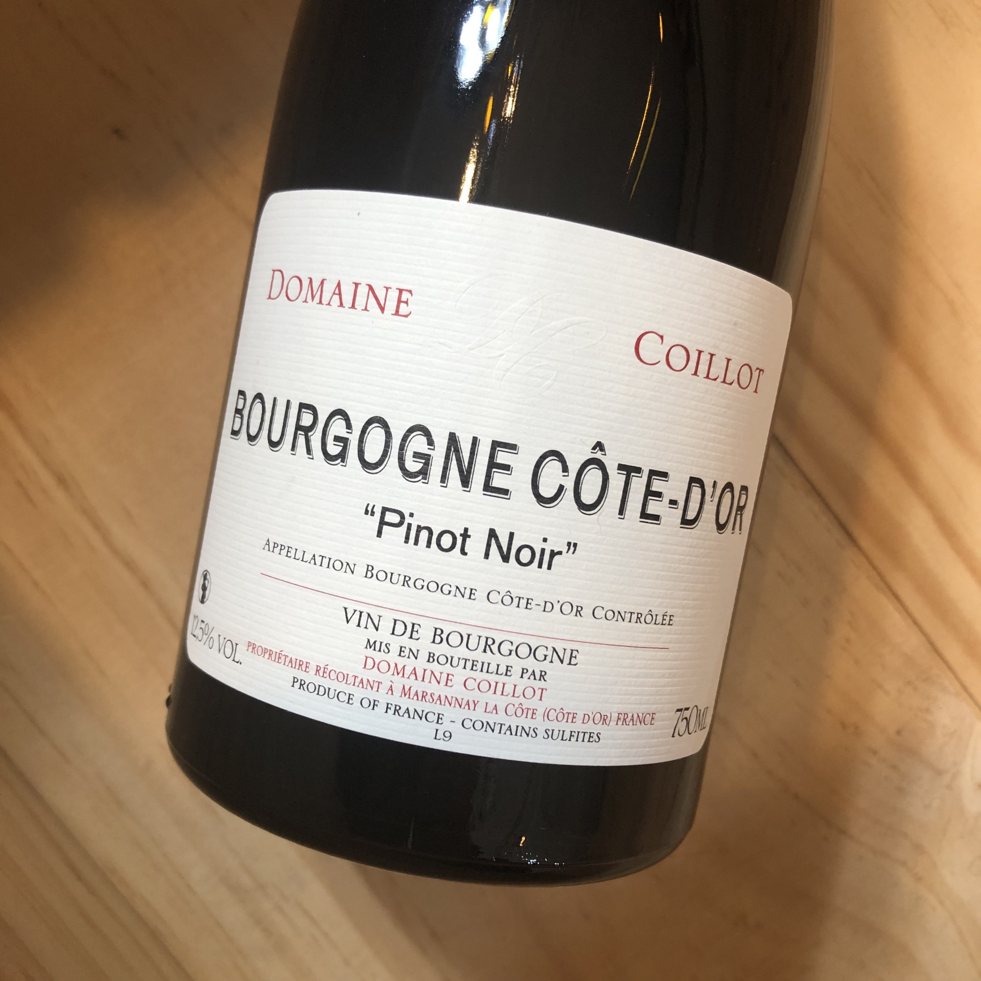 ブルゴーニュ コート・ドール ピノ・ノワール [2023] ドメーヌ・コワイヨ