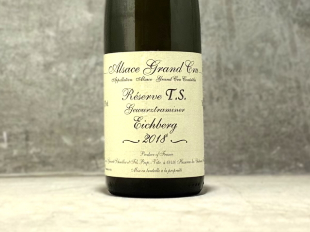 ジェラール シュレール ゲヴュルツトラミネール アイヒベルグ トレ セレ グランクリュ［2018］Gewurztraminer Eichberg T.S. Grand Cru18