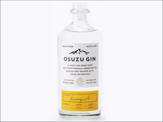 尾鈴GIN 金柑 OSUZU GIN