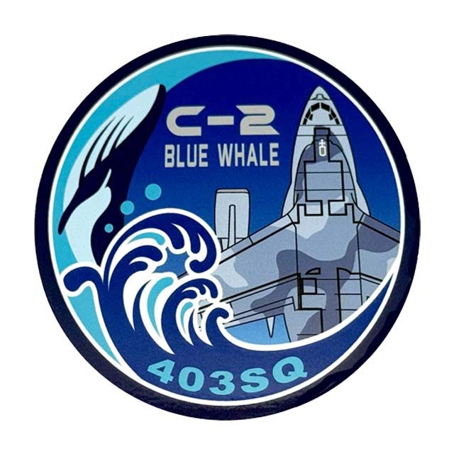 第403飛行隊 C-2 BLUEWHALE ステッカー