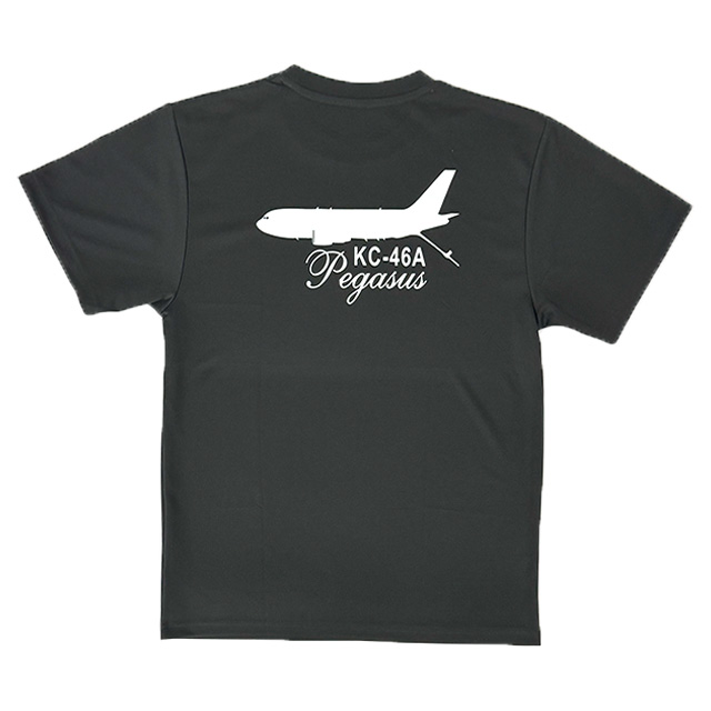 【ETRO】ペガサス 刺繍 T シャツ【関税送料込】 KC-46A ペガサス【ドライ・ブラック】 ウィング刺繍