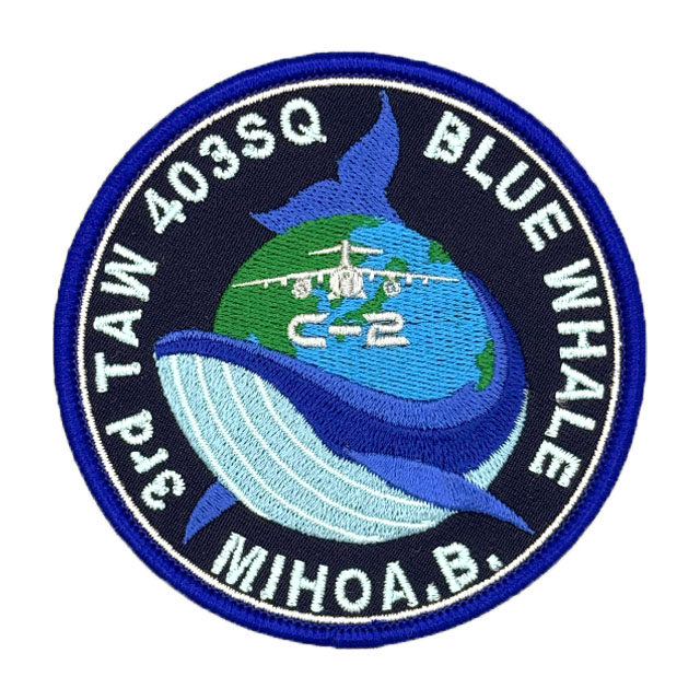 第3輸送航空隊 第403飛行隊 BLUE WHAL ワッペン