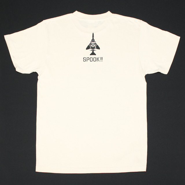 SPOOK F-4機番 Tシャツ（ライトベージュ）