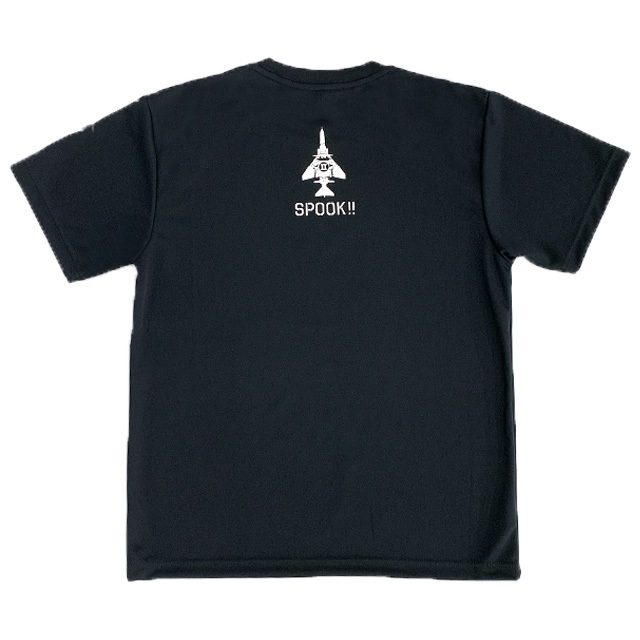SPOOK F-4機番 Tシャツ（ブラック）