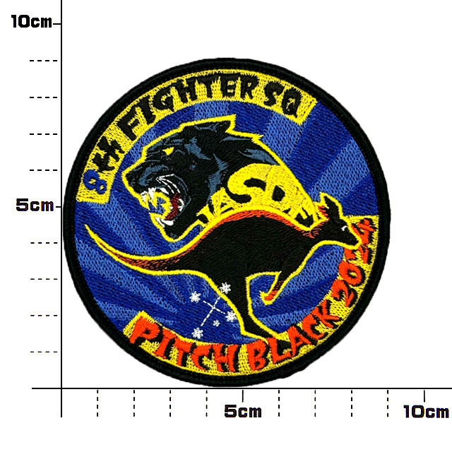第8飛行隊 PITCH BLACK 2024 ワッペン