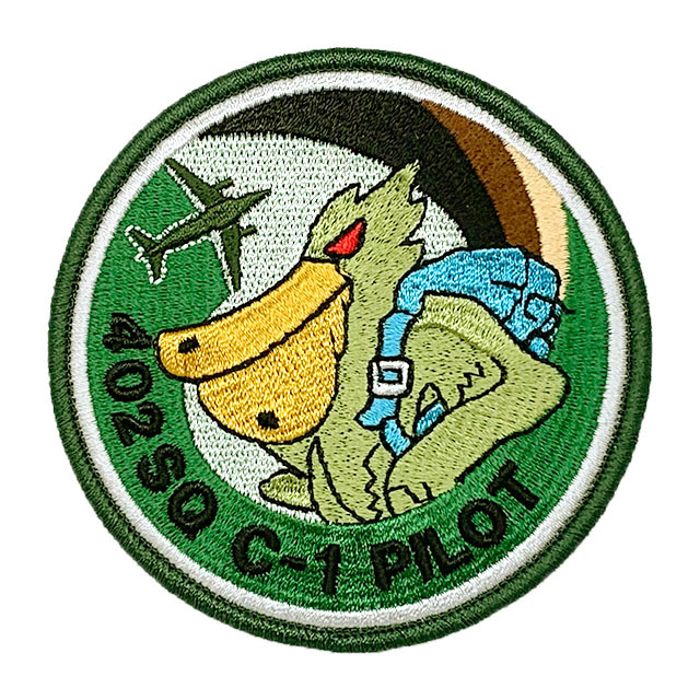 第402飛行隊 C1 PILOT ※在庫限り ウィング刺繍