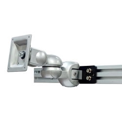 アルミフレーム用モニター取付金具 LA-55AR-3H （VESA75mm、100mm対応