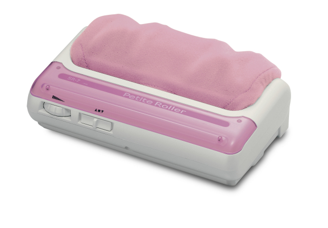 首や肩の凝り　腰の痛み　リンパ腺のマッサージに　小回りが効く強力電動マッサージ機　プチローラー