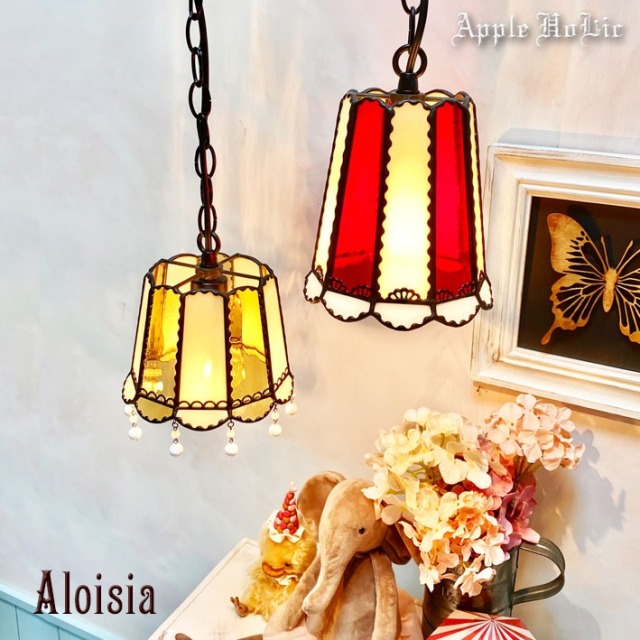 ペンダントランプ 【 綱渡り師のアロイジア Aloisia 】 ステンドグラス