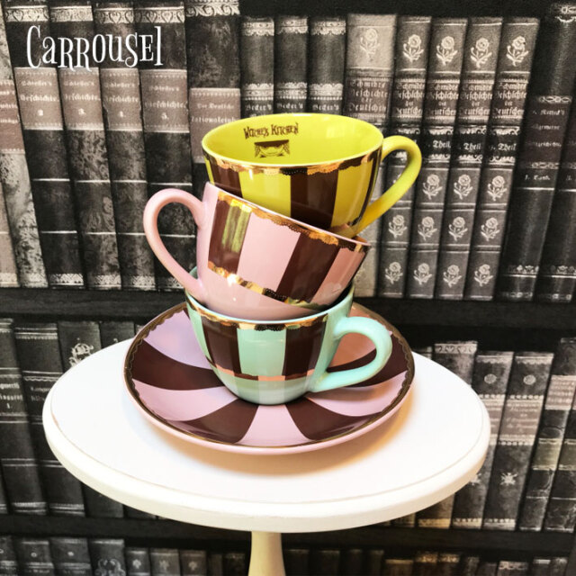 カップ＆ソーサー 【 カルーセル マカロンピンク Carrousel Macaron