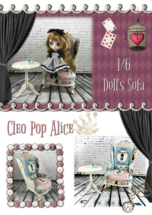 アップルホリックのドール チェア 【 クレオ ポップ アリス Cleo Pop