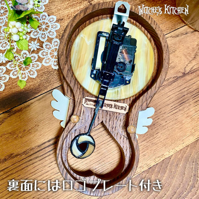 クロック 共通説明文03　ロゴプレート振り子